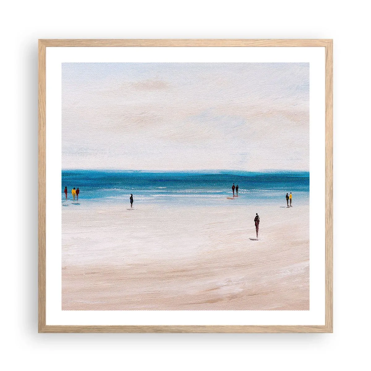 Affisch i ram av ljusek - Ett naturligt behov - 60x60 cm