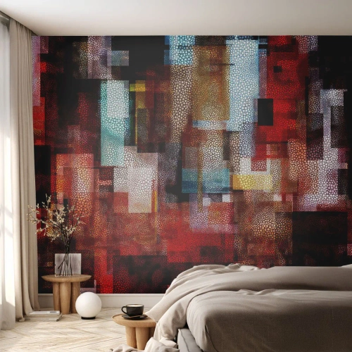Självhäftande Fototapet Deluxe Sticker - Blandat och mixat - Abstraktion, Bit, Målning - 250x175 cm