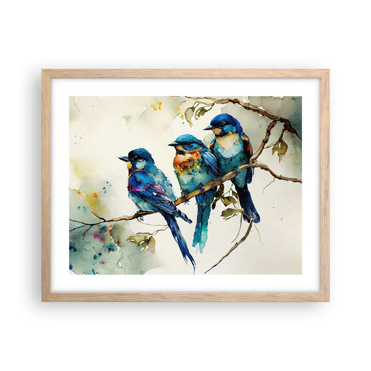 Affisch i ram av ljusek - Sur? - 50x40 cm