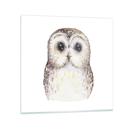 Glastavla - Bild på glas - Titta i mina ögon - 30x30 cm