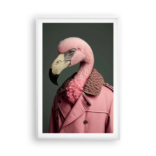 Affisch i vit ram - Riktig elegant - 61x91 cm