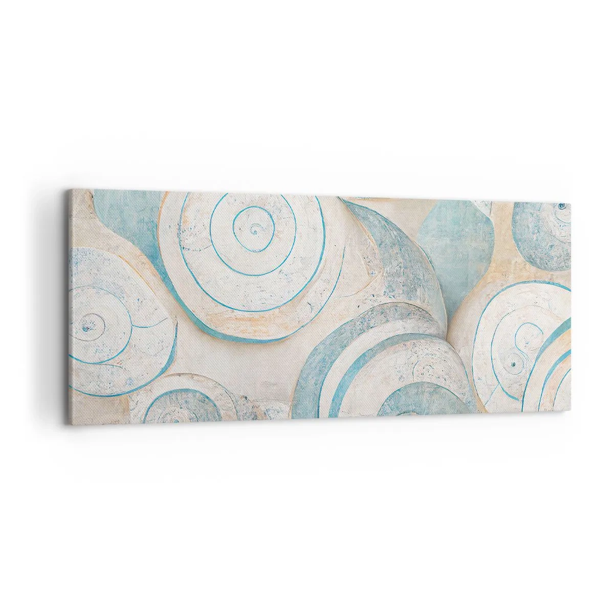Canvastavla - Bild på duk - Vad döljer musslan? - 100x40 cm