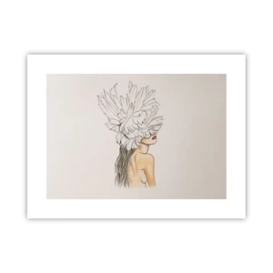 Affisch - Krönt skönhet - 40x30 cm