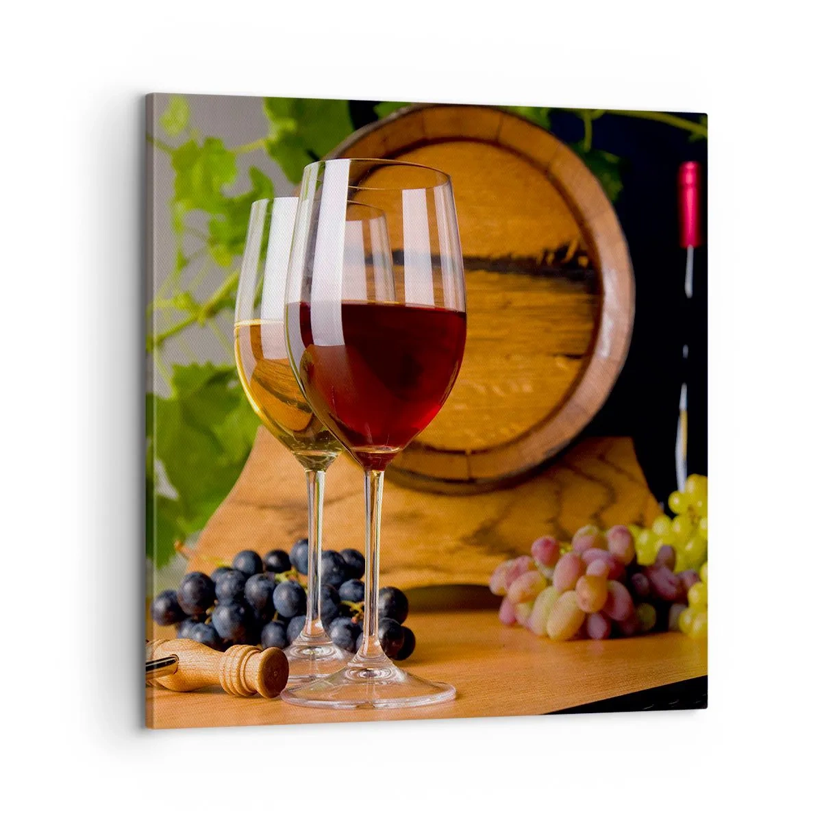 Canvastavla - Bild på duk - Som hos gamla mästare - 60x60 cm