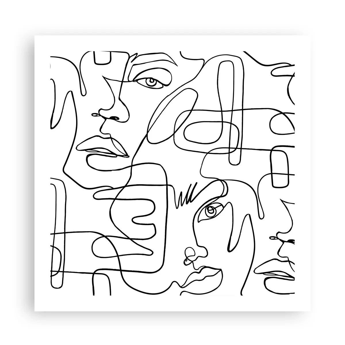 Affisch - I trassliga känslor - 60x60 cm