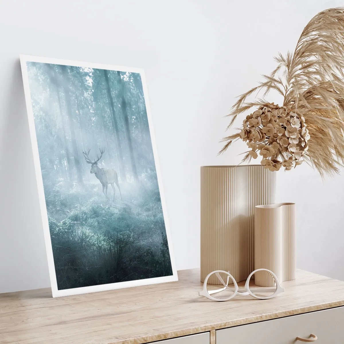 Affisch - Morgonrond runt godset - 50x70 cm