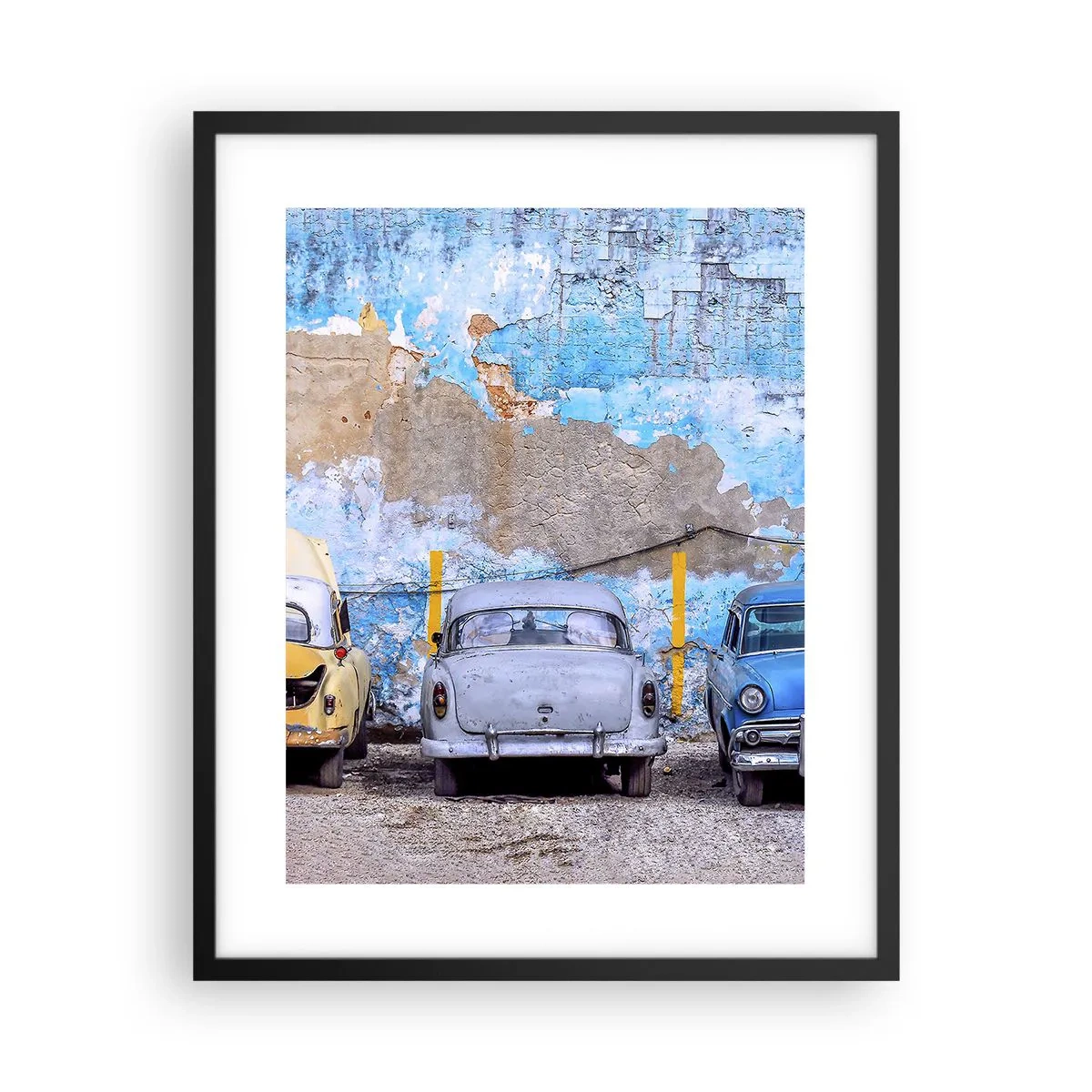 Affisch i svart ram - Veteranmöte - 40x50 cm