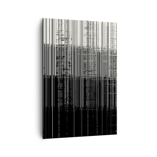 Canvastavla - Bild på duk - Vågor och vibrationer - 70x100 cm