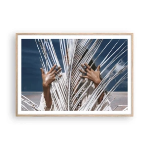 Affisch i ram av ljusek - Schamanens flickvän? - 100x70 cm