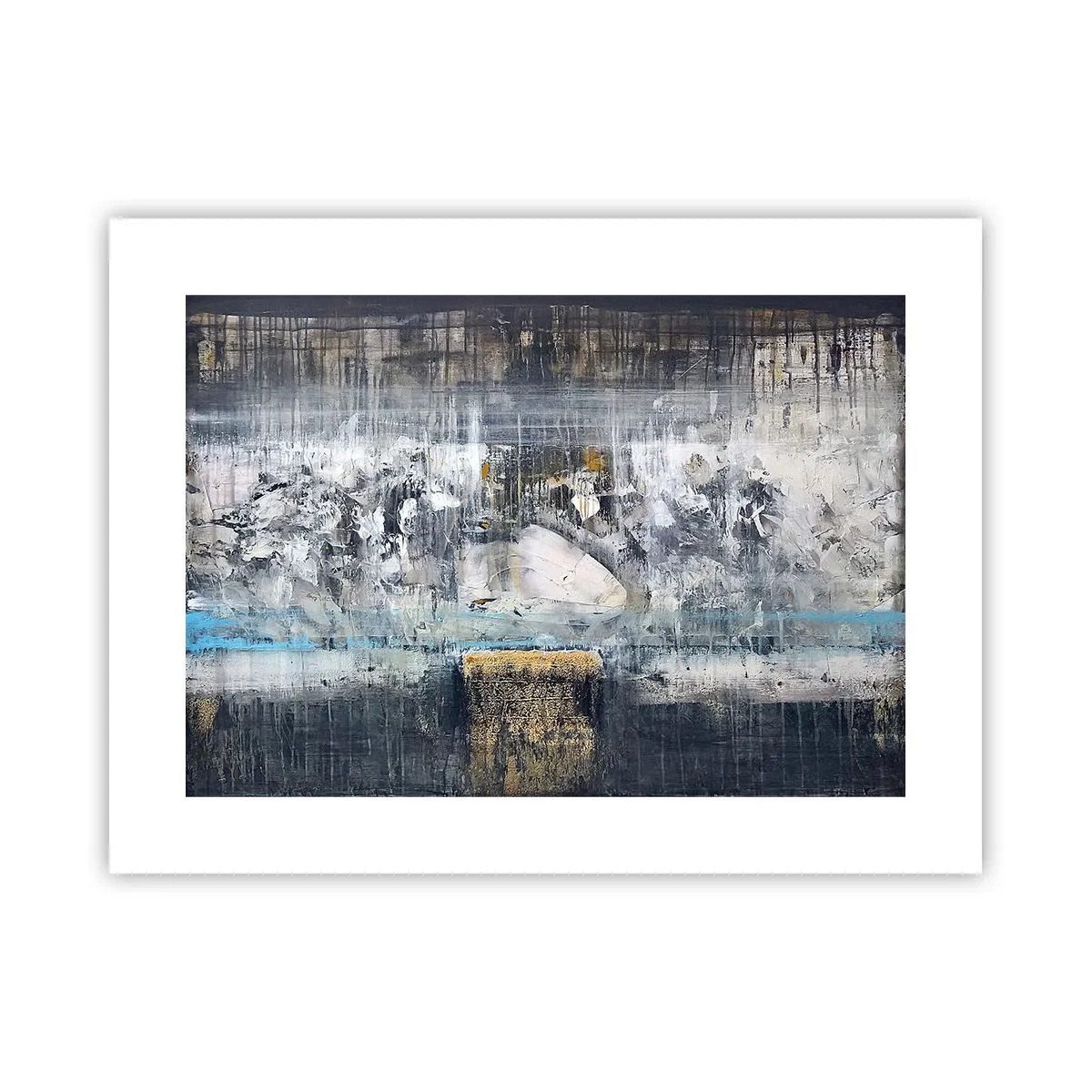 Affisch - På is och klumpar - 40x30 cm