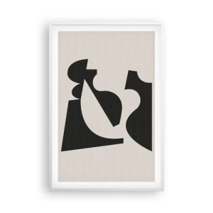 Affisch i vit ram - För självmontering - 61x91 cm