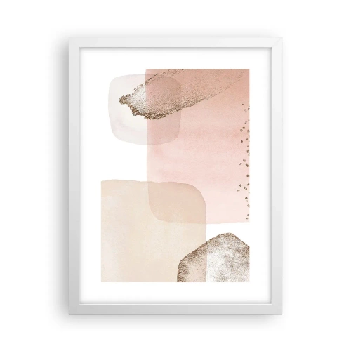 Affisch i vit ram - Titta genom färgen - 30x40 cm