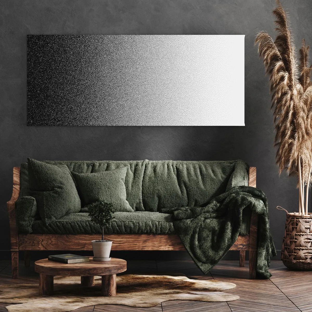 Canvastavla - Bild på duk - Mot ljuset - 100x40 cm