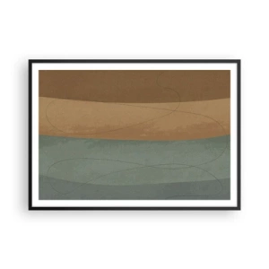 Affisch i svart ram - Horisontell komposition - 100x70 cm