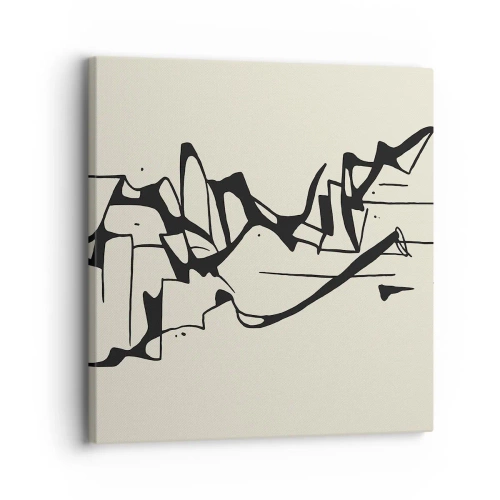 Canvastavla - Bild på duk - Kanske ett landskap - 30x30 cm