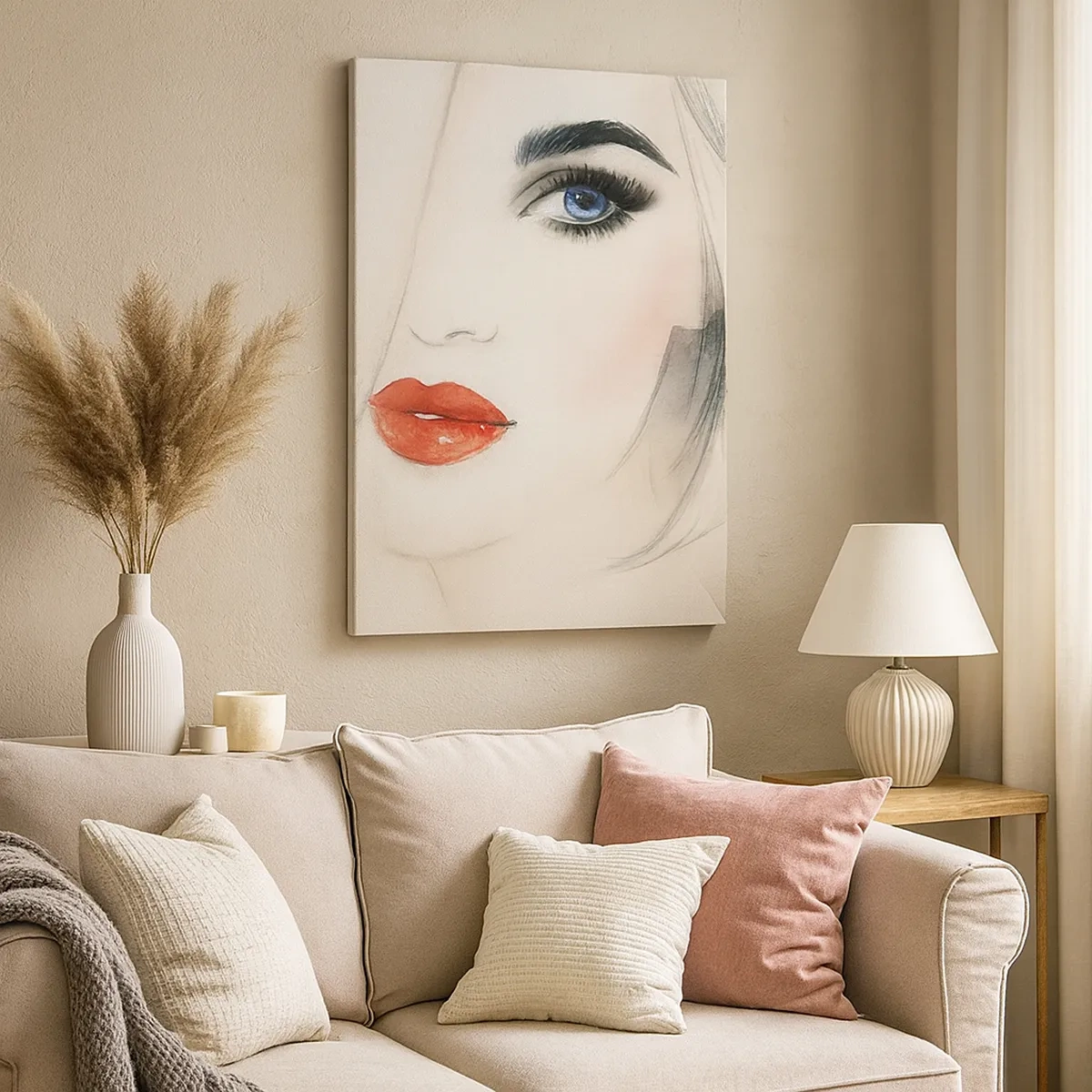 Canvastavla - Bild på duk - Hypnotiserar och bedårar - 50x70 cm