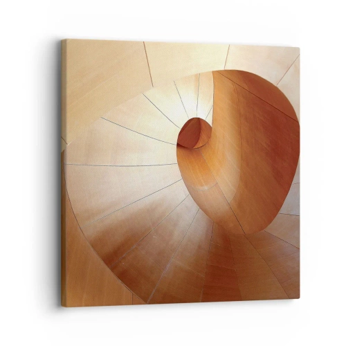Canvastavla - Bild på duk - Arkitektonisk serpentin - 30x30 cm