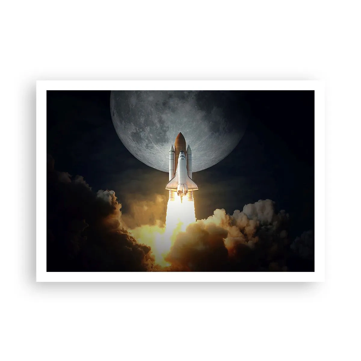 Affisch - Början på ett utomjordiskt äventyr - 100x70 cm