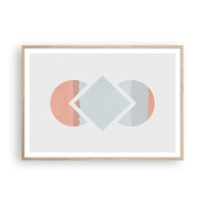 Affisch i ram av ljusek - Situationen är klar - 100x70 cm