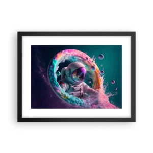 Affisch i svart ram - Stjärnport - 40x30 cm