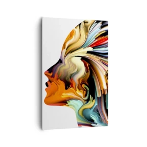 Canvastavla - Bild på duk - Fantasin exploderar - 80x120 cm