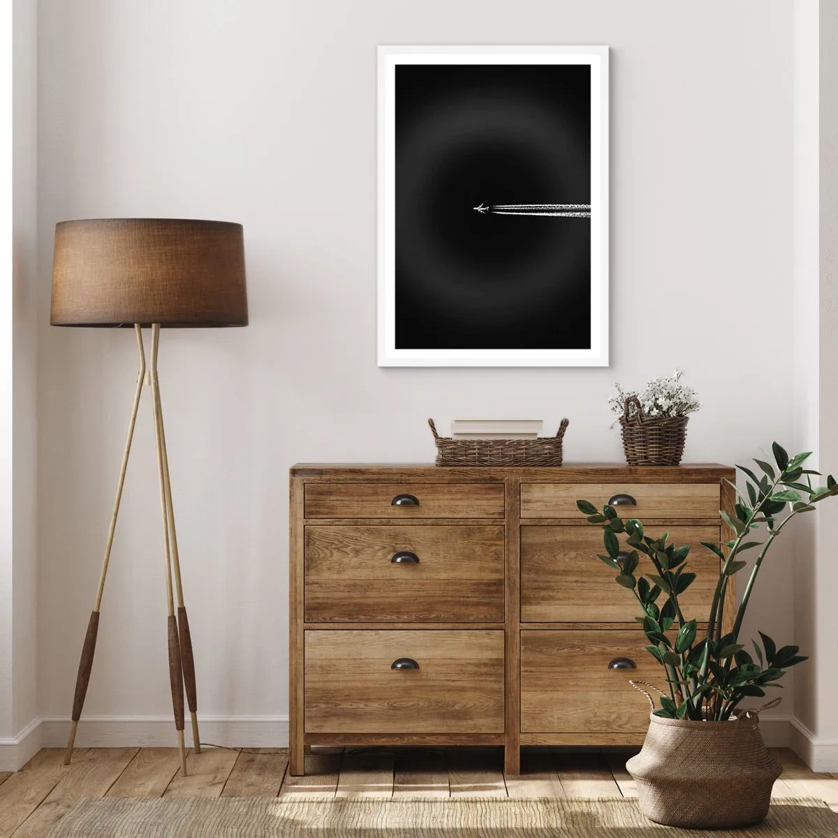 Affisch i vit ram - I en annan dimension - 70x100 cm