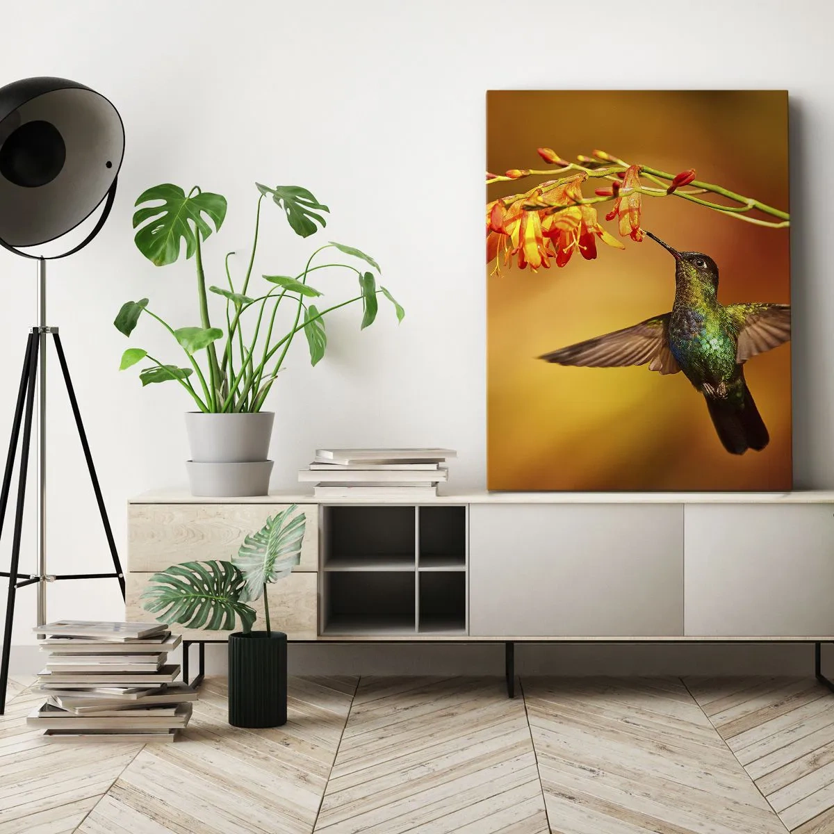 Canvastavla - Bild på duk - Ljusbud enligt Mayafolket - 45x80 cm
