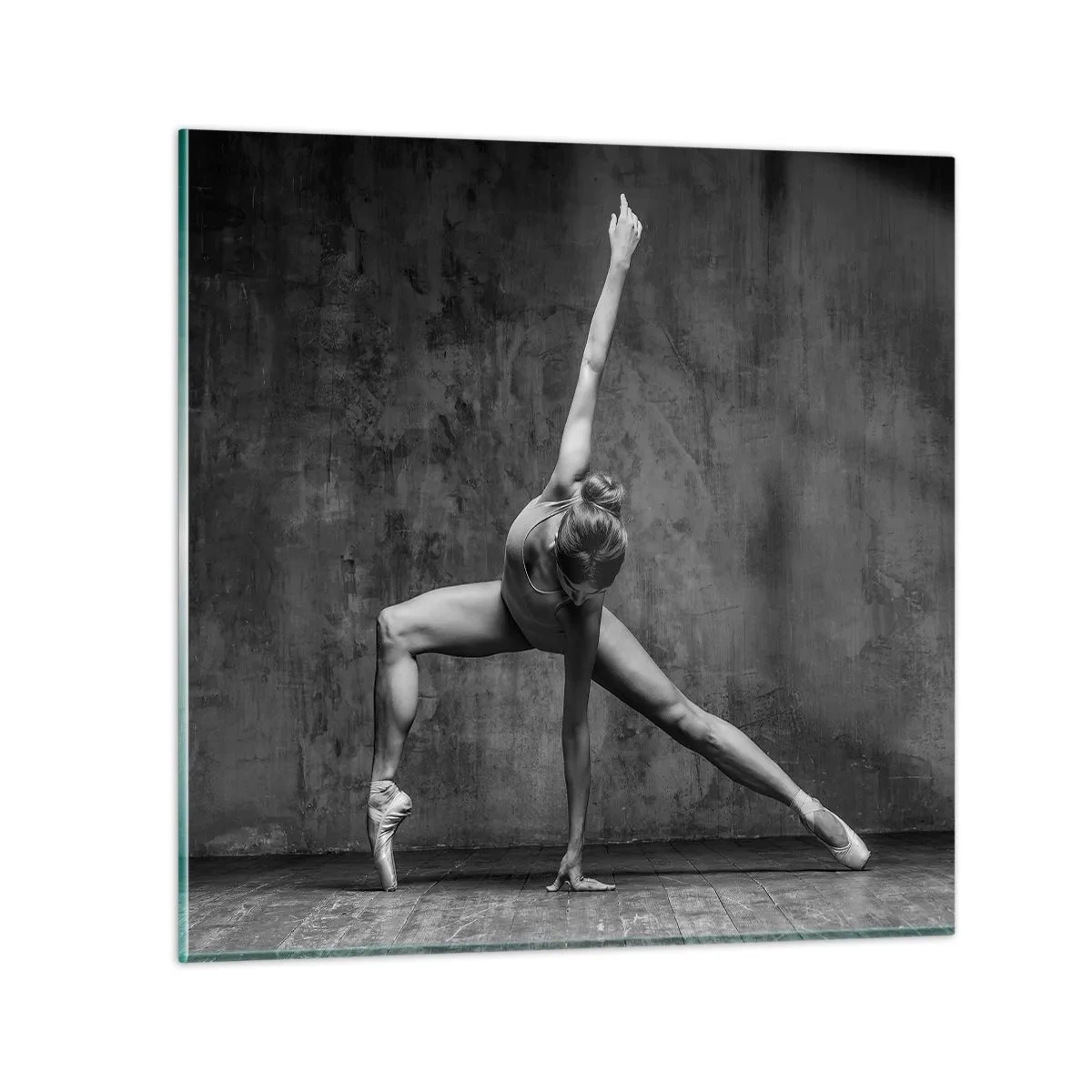 Glastavla - Bild på glas - Balansens ideal - 30x30 cm