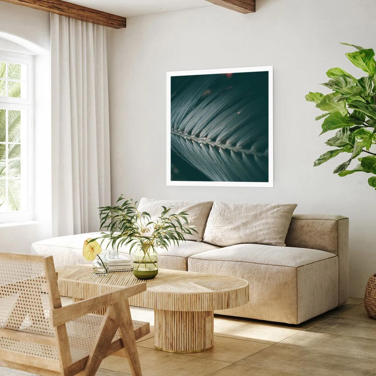 Affisch - Naturens precision - 60x60 cm