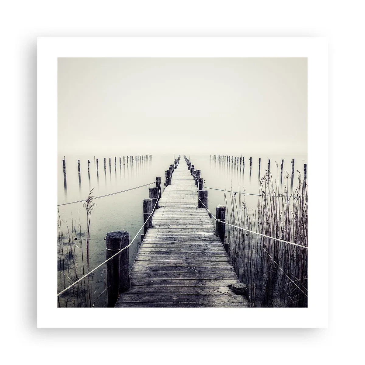 Affisch - Fördjupa dig i frid - 50x50 cm