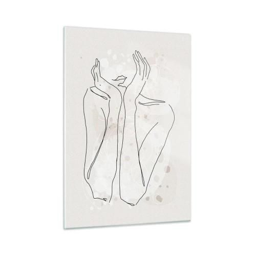 Glastavla - Bild på glas - Drömstund - 50x70 cm