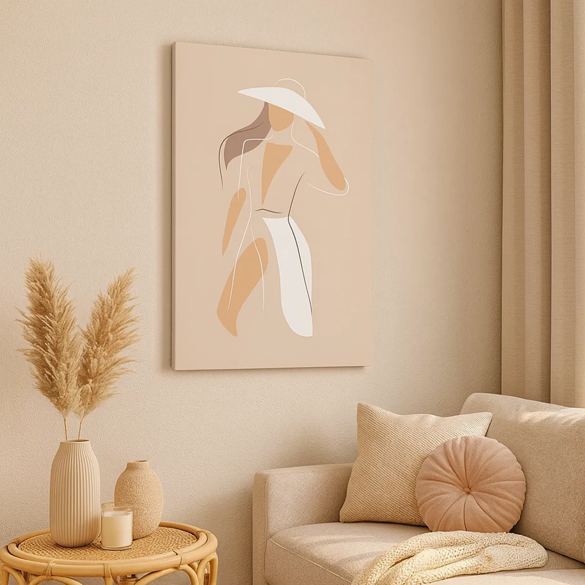 Canvastavla - Bild på duk - Mode är lek - 50x70 cm