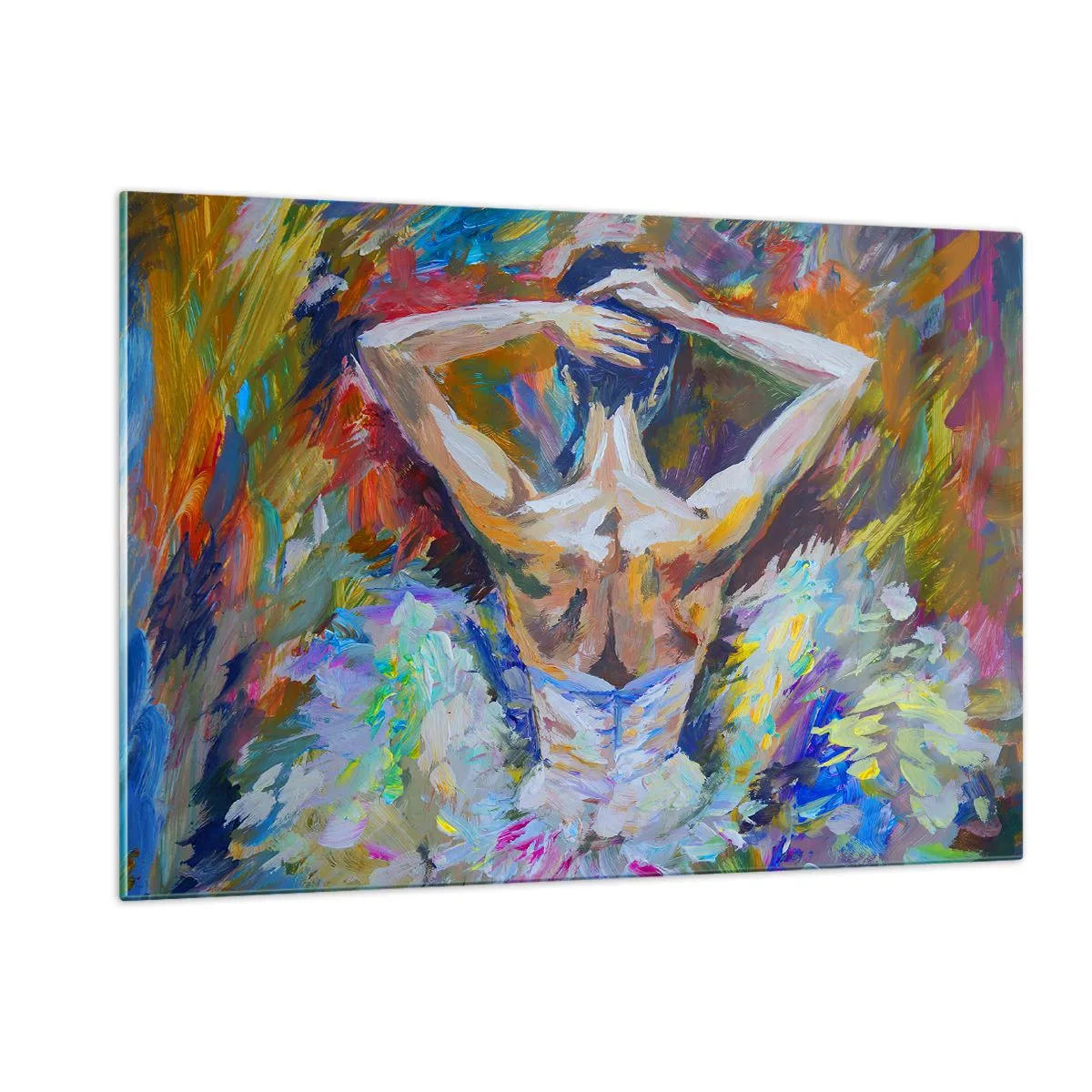 Glastavla - Bild på glas - Det kan vara allt - 120x80 cm