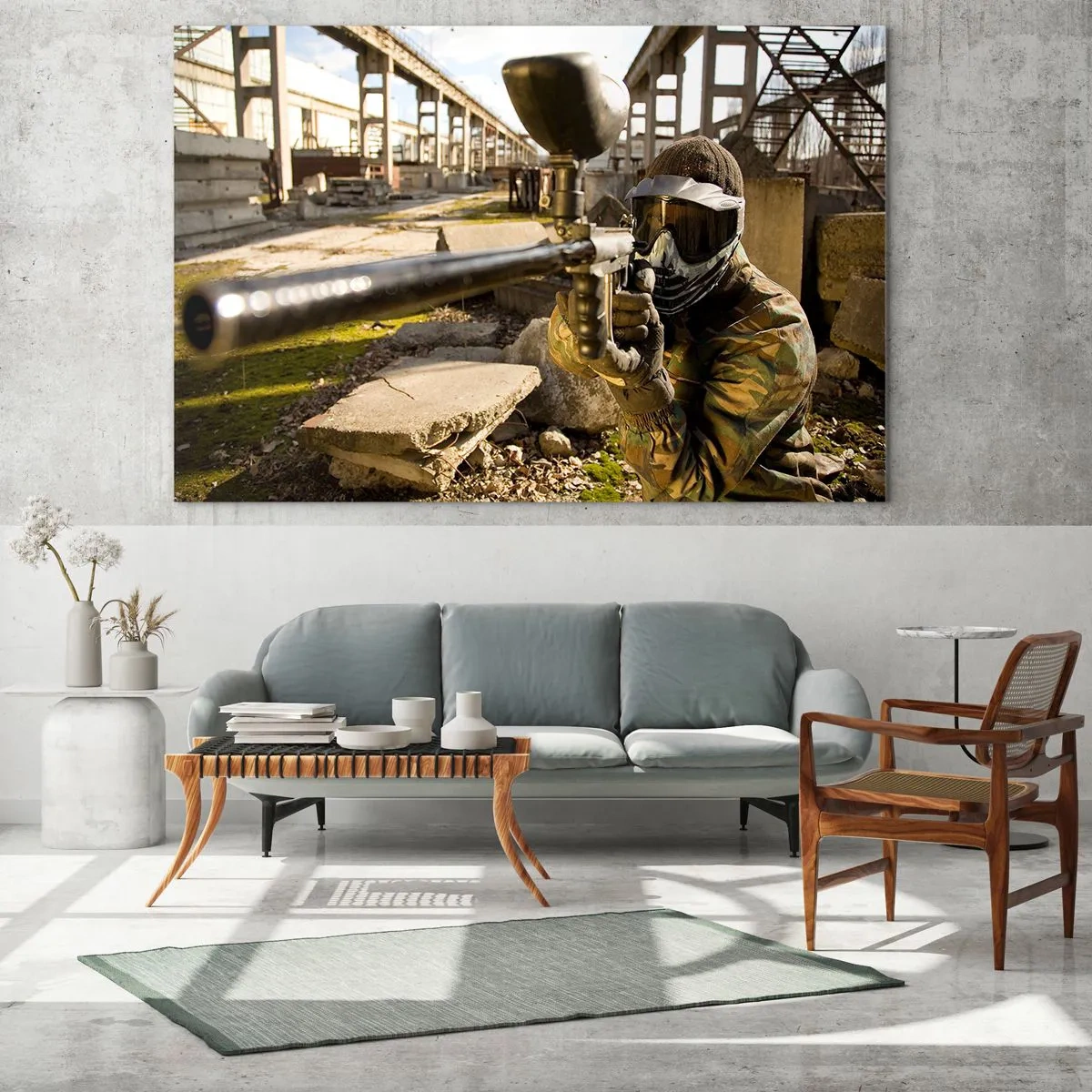 Glastavla - Bild på glas - Du kan också bli hjälte - 120x80 cm