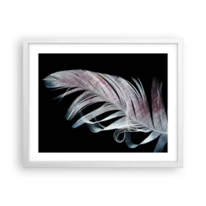 Affisch i vit ram - Tänk på smekning - 50x40 cm