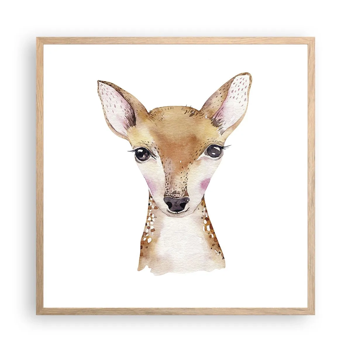 Affisch i ram av ljusek - Oskuldens natur - 60x60 cm