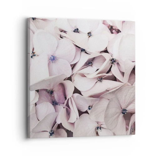 Canvastavla - Bild på duk - I en flod av blommor - 30x30 cm