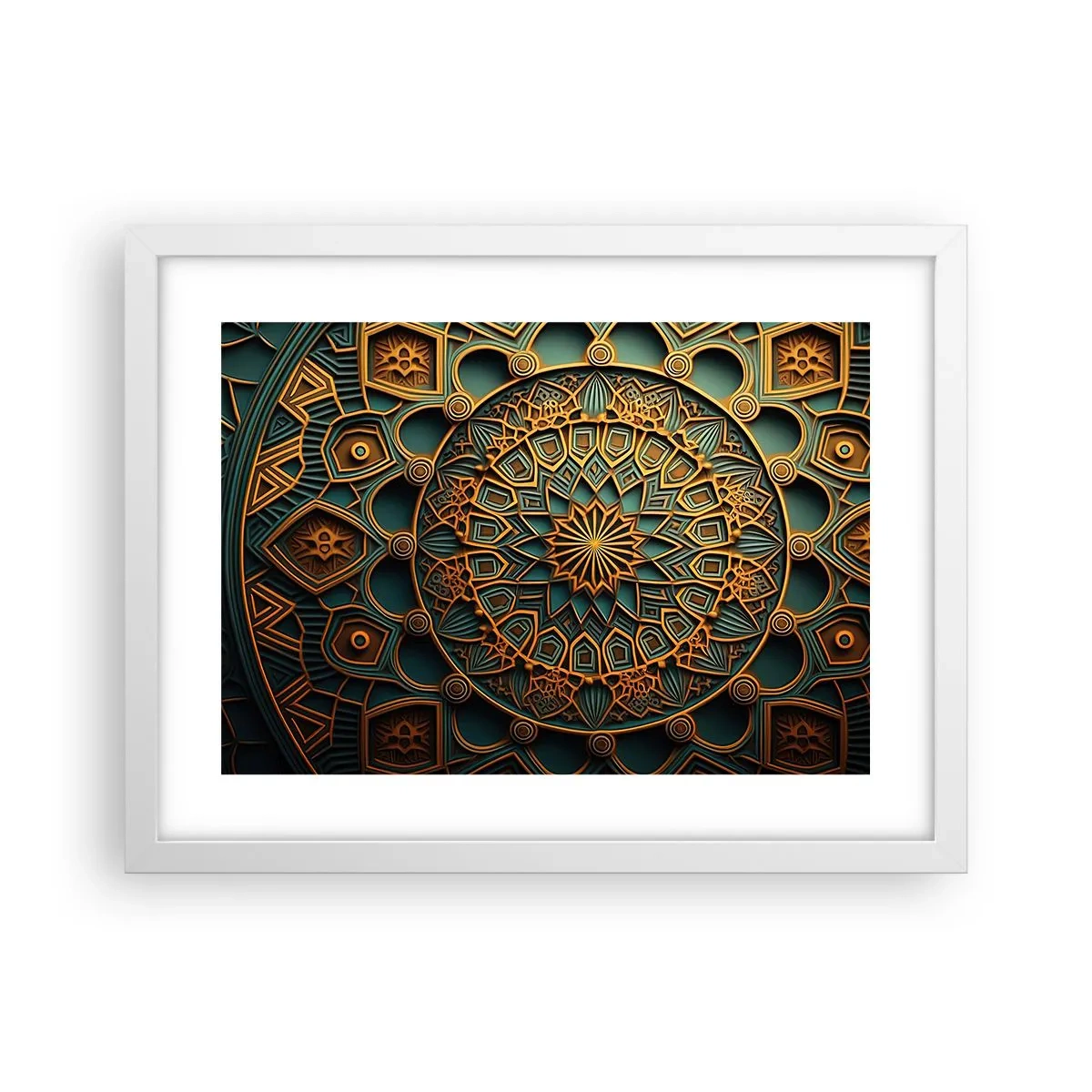 Affisch i vit ram - I ett arabiskt klimat - 40x30 cm