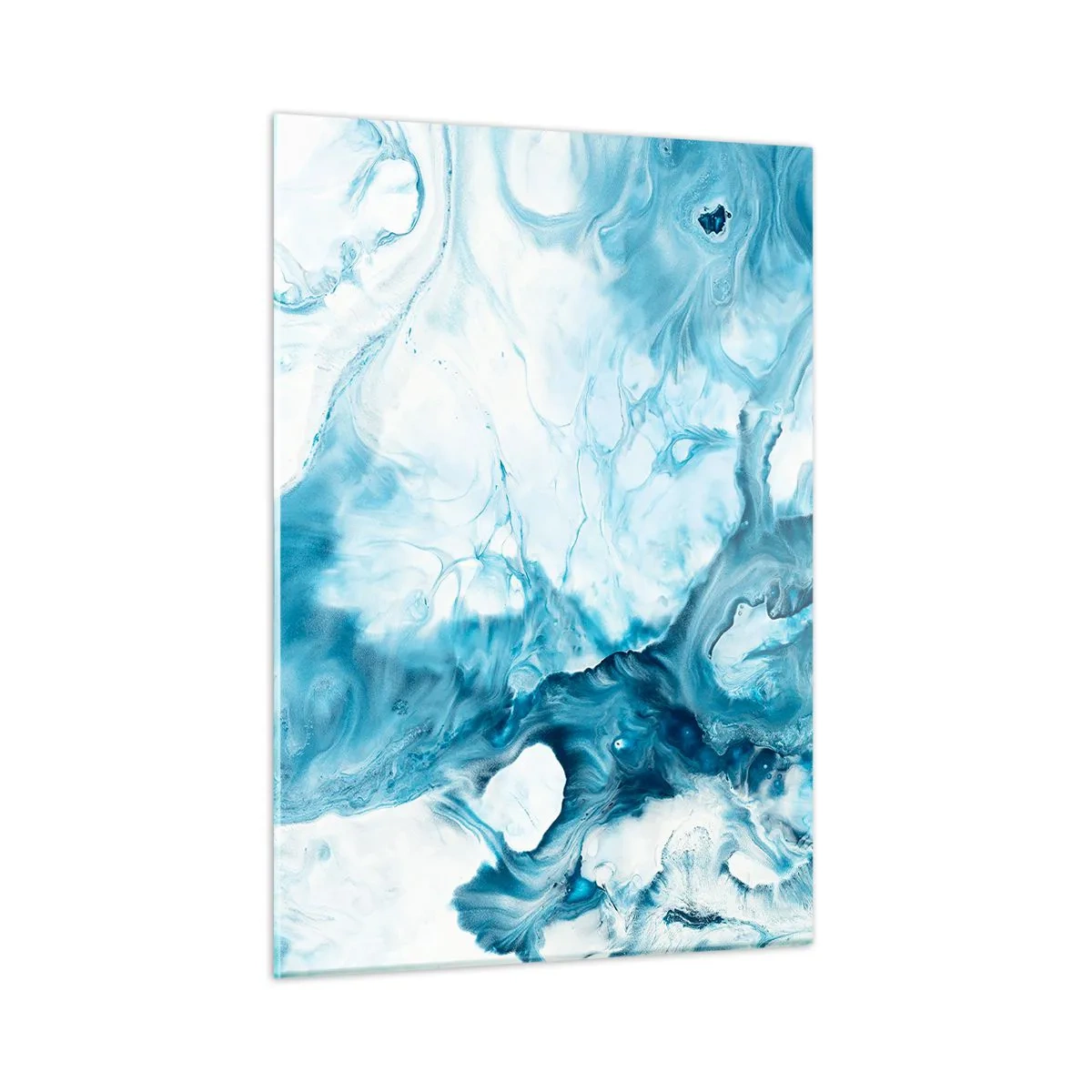 Glastavla - Bild på glas - Blåhetens konsert - 50x70 cm