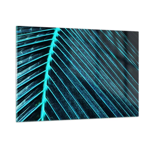 Glastavla - Bild på glas - Grön textur - 120x80 cm