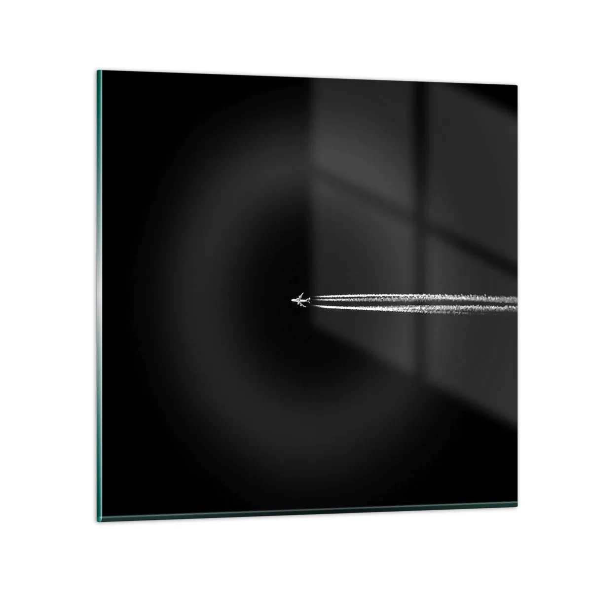 Glastavla - Bild på glas - I en annan dimension - 60x60 cm
