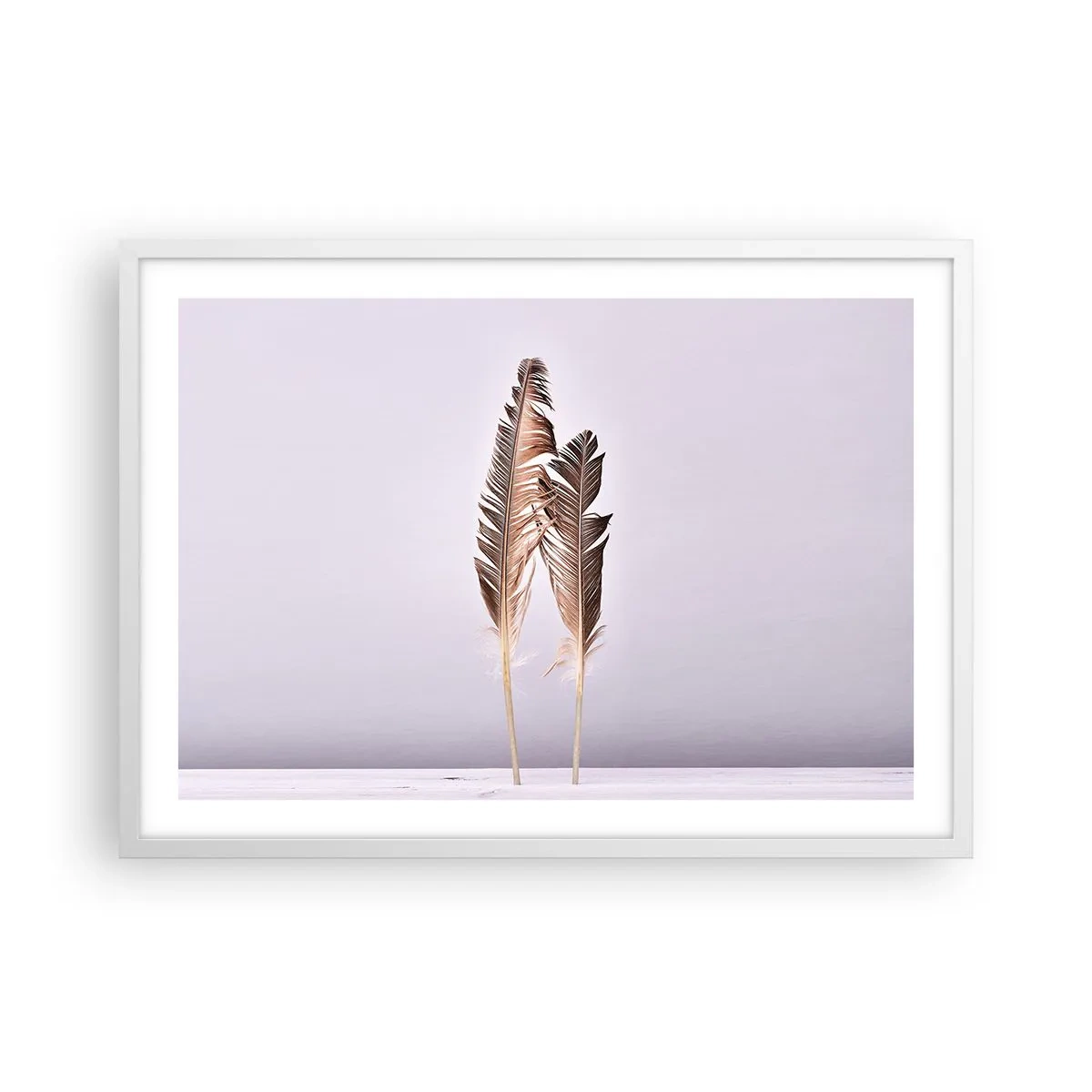 Affisch i vit ram - Mot intet - 70x50 cm