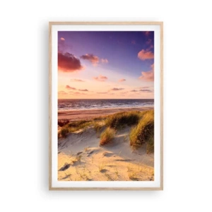 Affisch i ram av ljusek - Luften luktar sommar - 61x91 cm