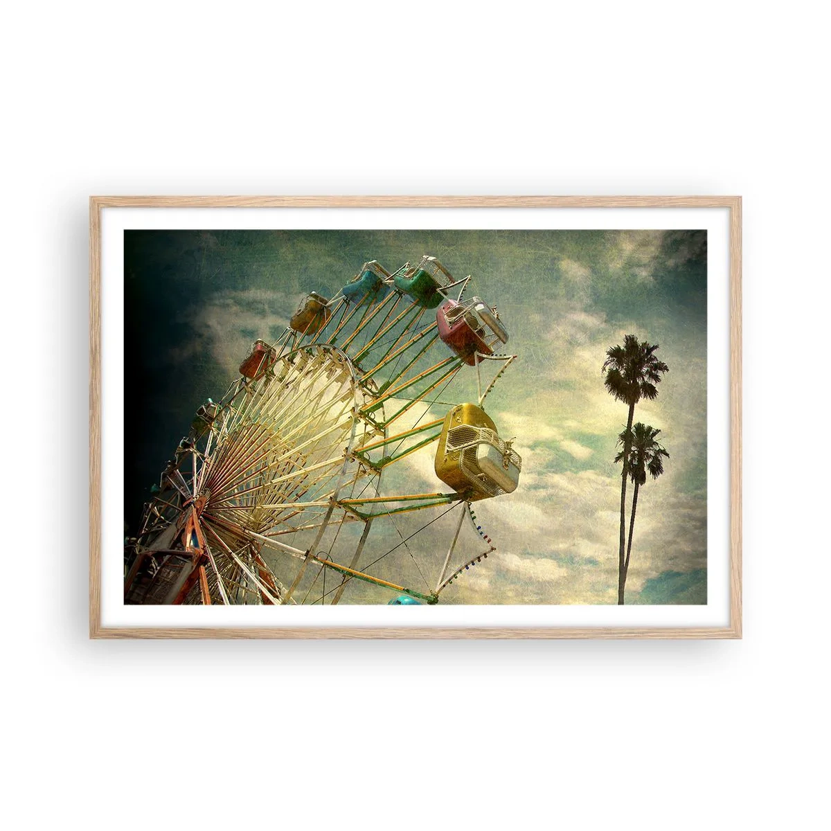 Affisch i ram av ljusek - Kommer att bli, kommer att bli kul.... - 91x61 cm