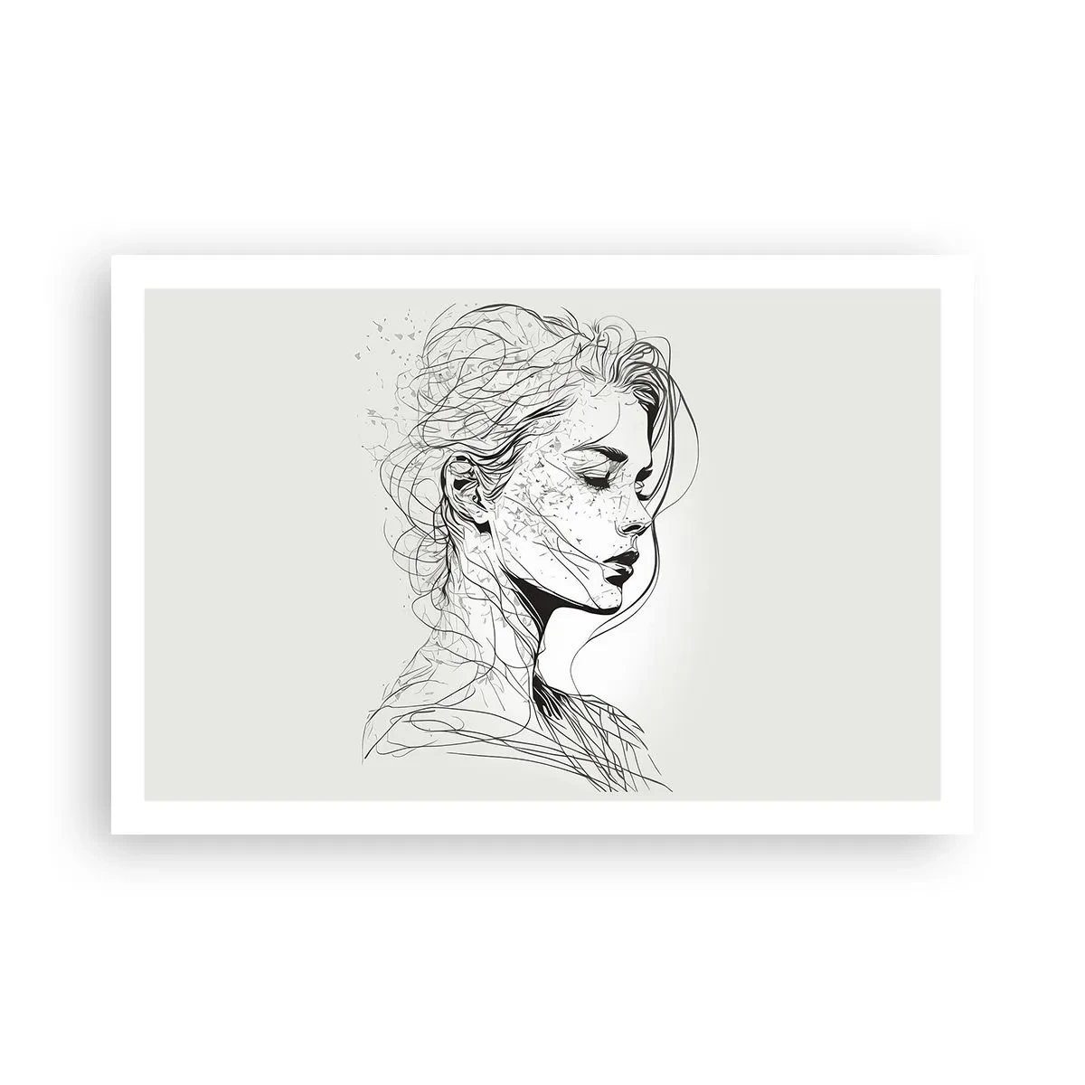 Affisch - Porträtt i drömmar - 91x61 cm