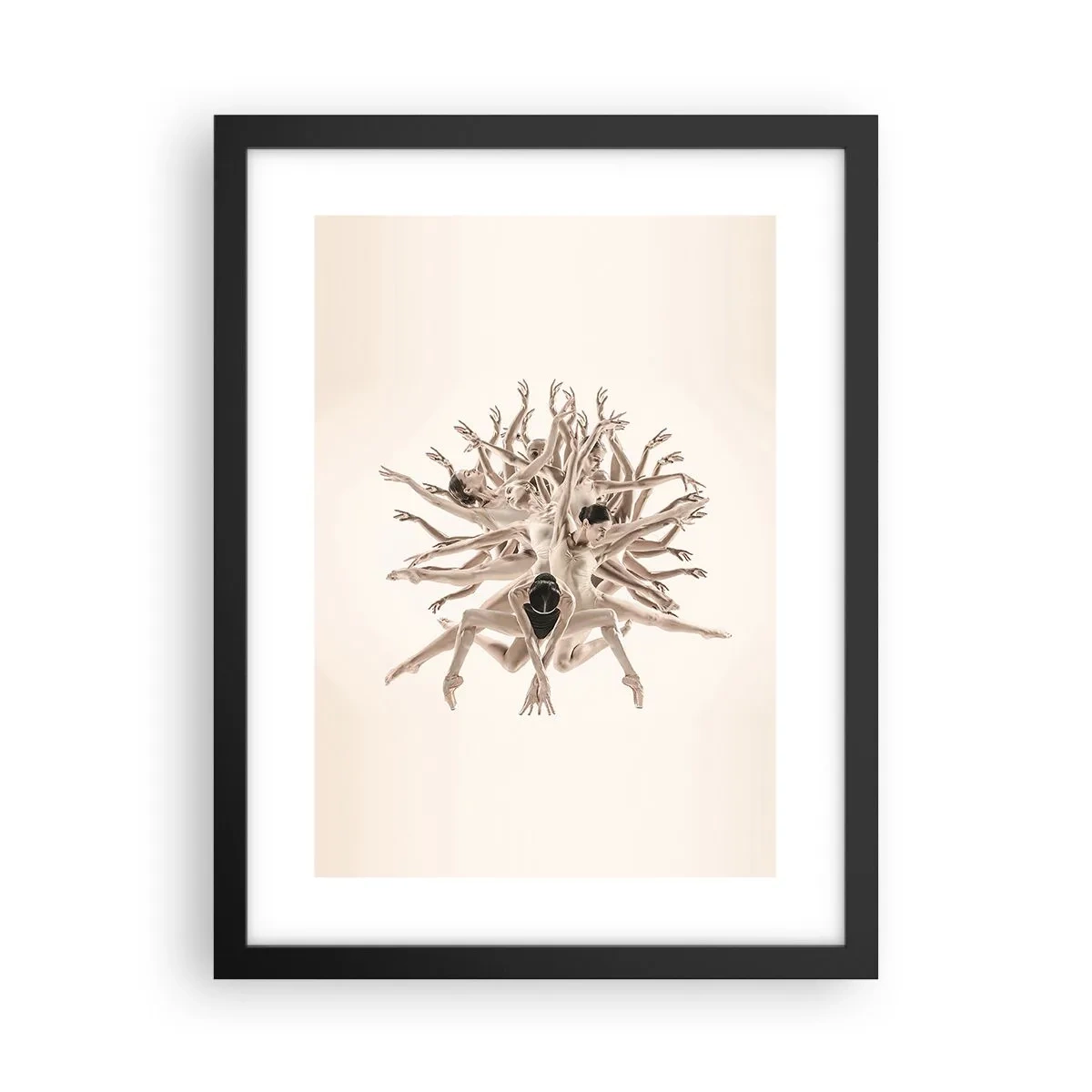 Affisch i svart ram - Blommar i dansen - 30x40 cm
