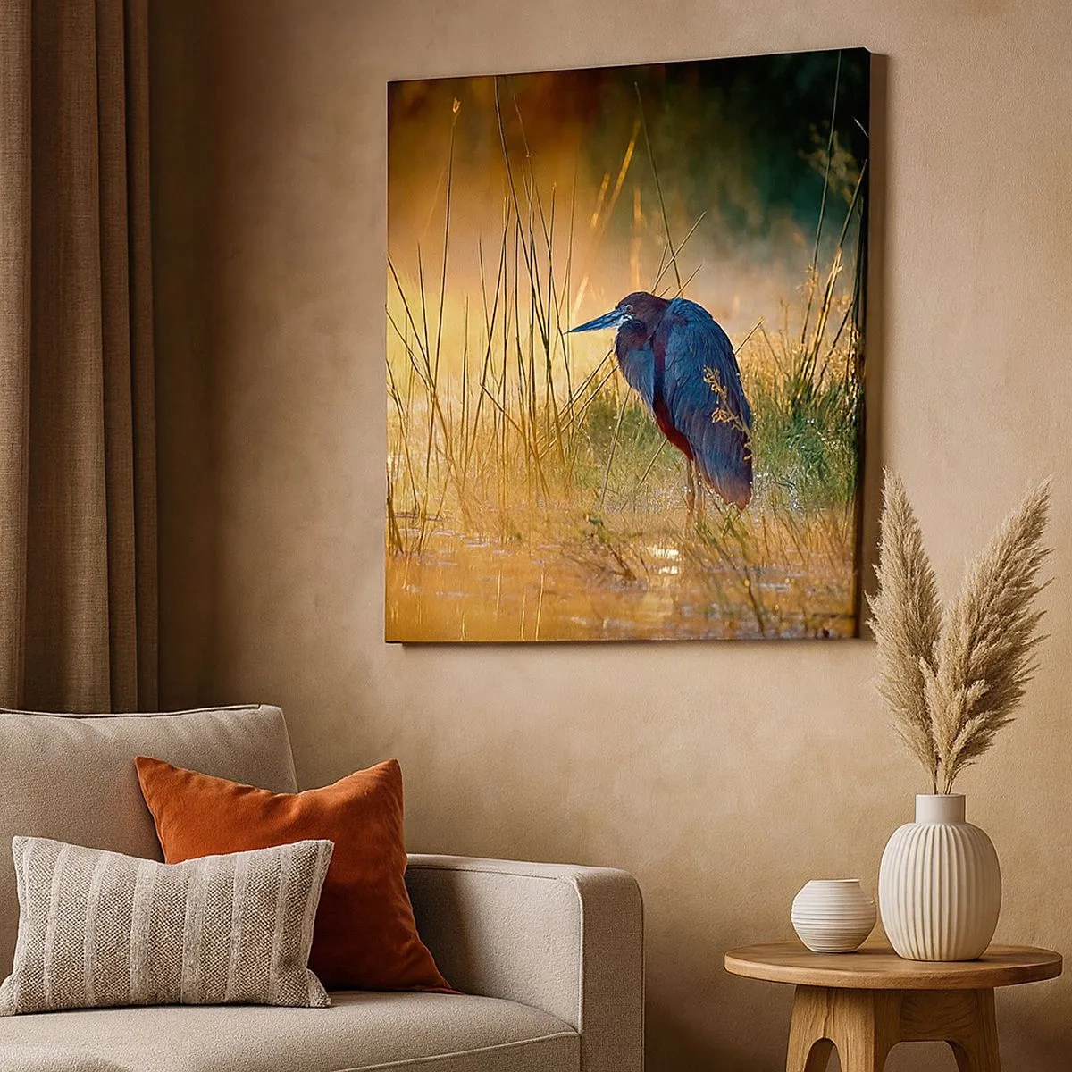 Canvastavla - Bild på duk - Sluta fota - 30x30 cm