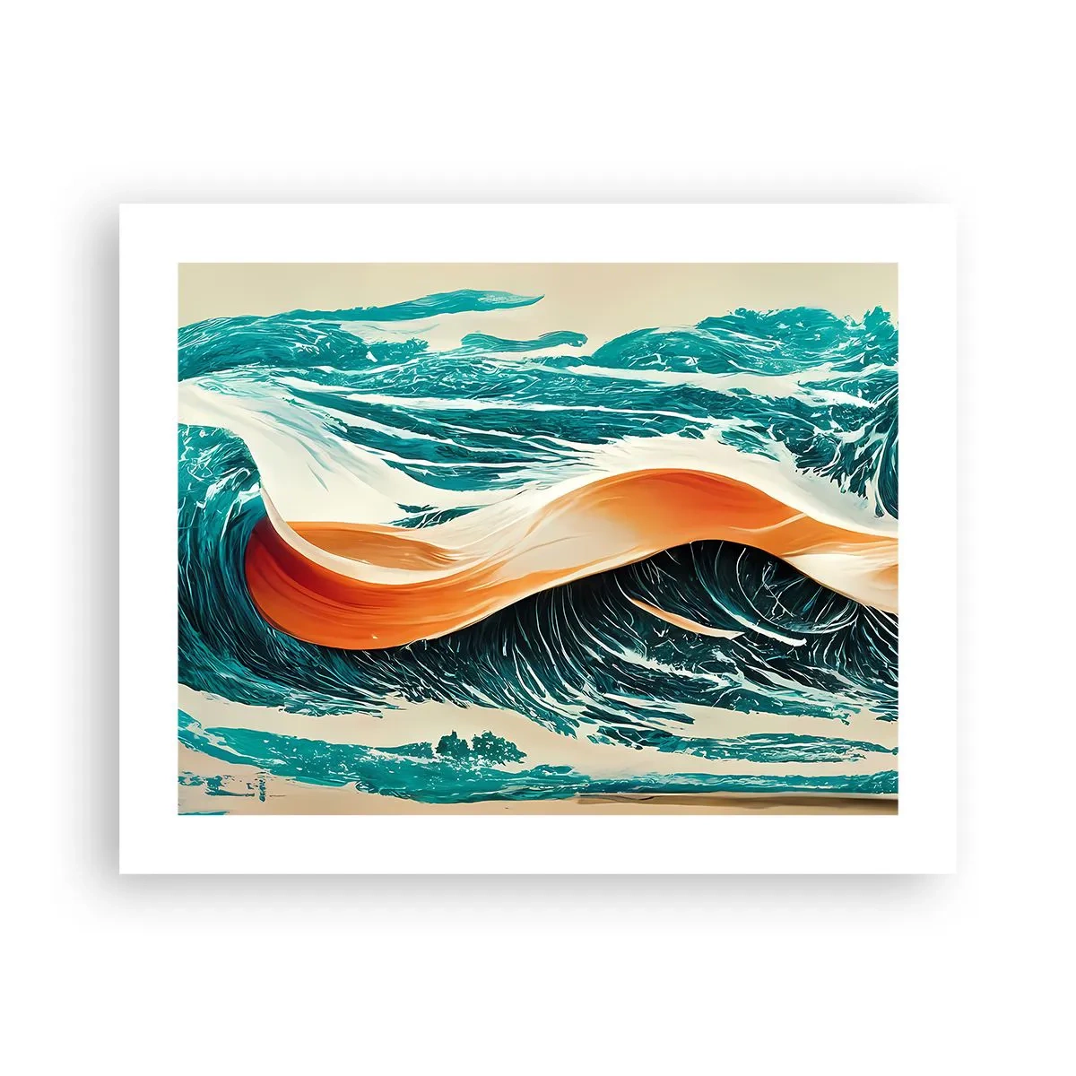 Affisch - Surfarens dröm - 50x40 cm