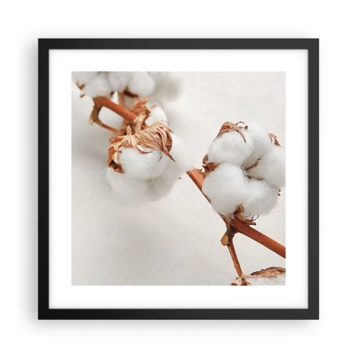 Affisch i svart ram - Krama om - 40x40 cm