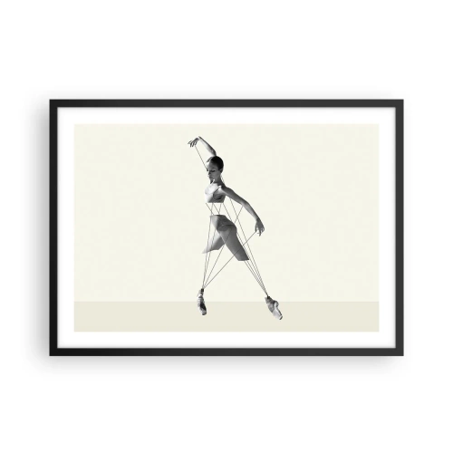 Affisch i svart ram - I världens teater - 70x50 cm